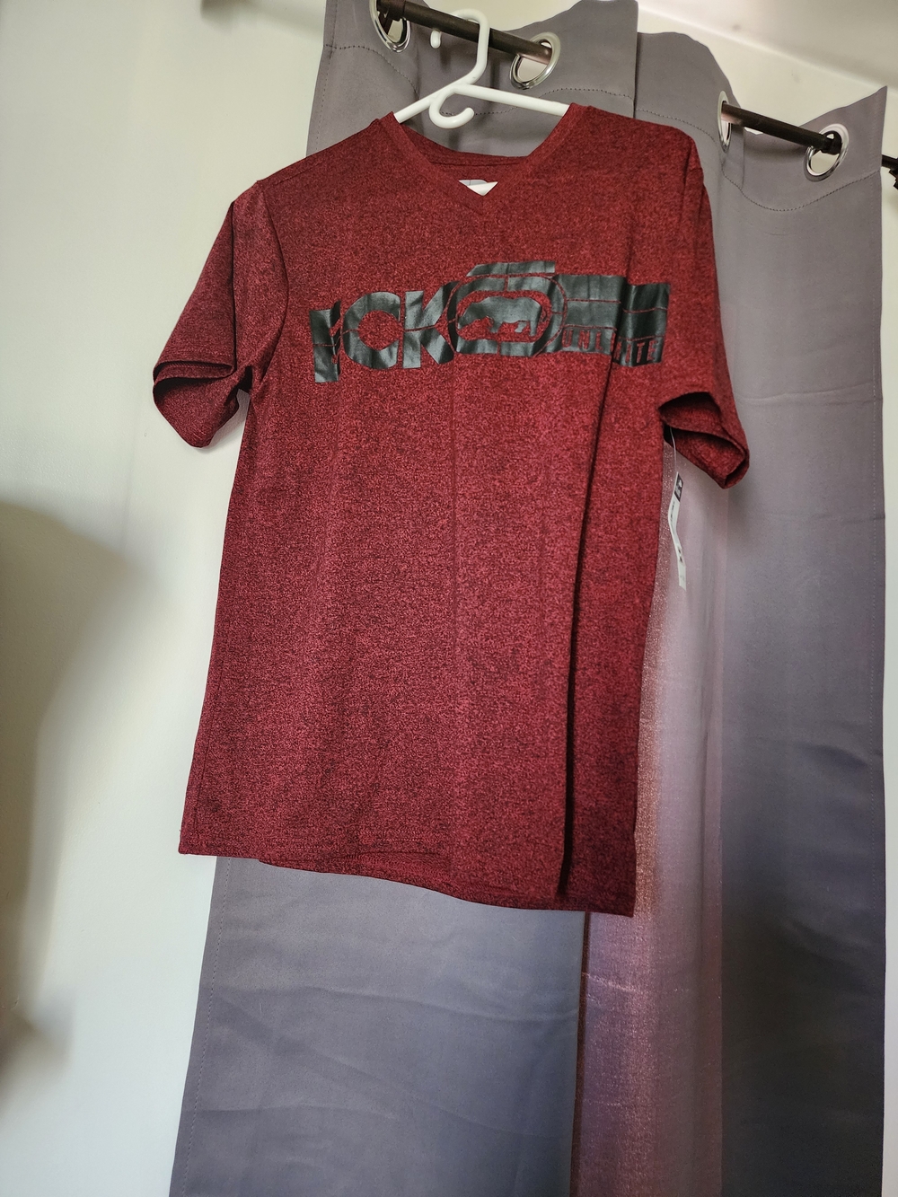 Ecko Unltd Red Heather Short Sleeve Tee